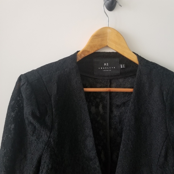 ANGEL EYE Lace Summer Blazer - Picture 3 of 7